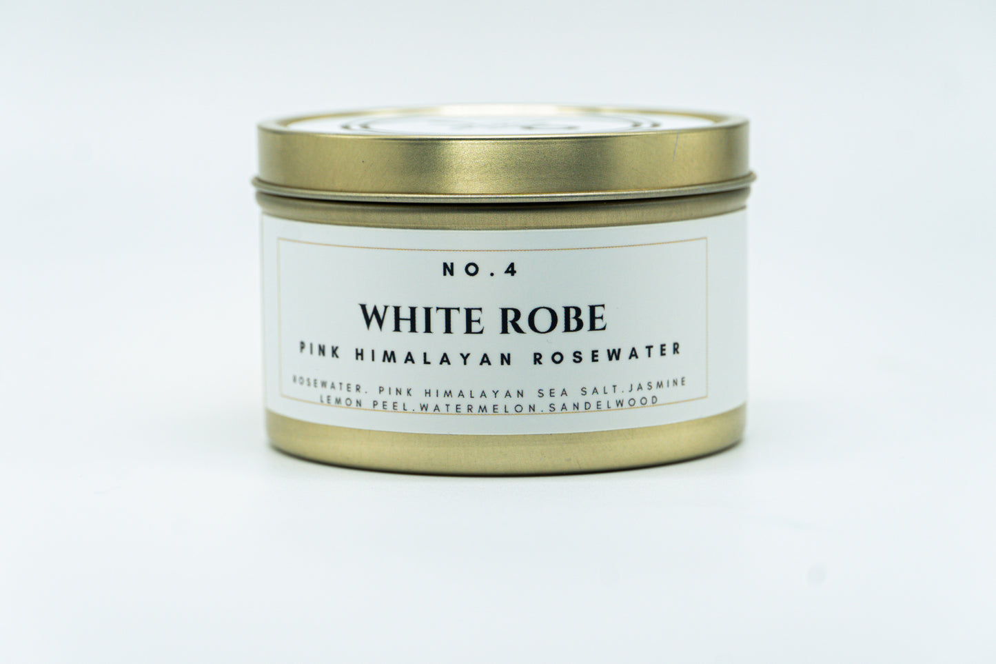 White Robe Pink Himalayan Rosewater - Wooden Wick Candle