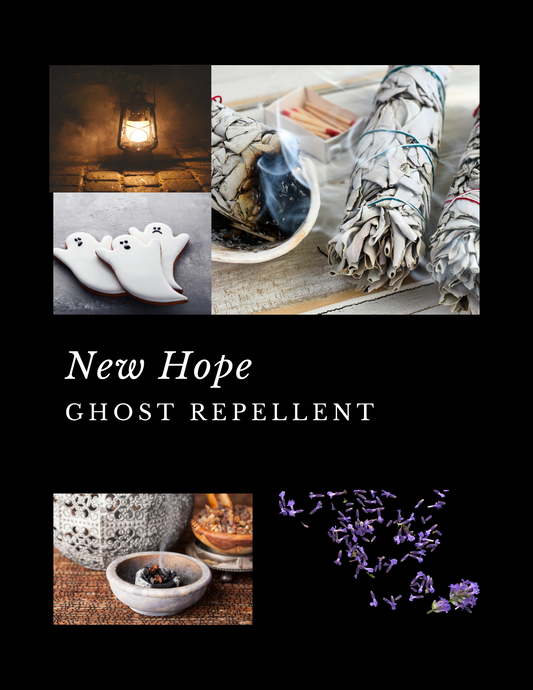 New Hope - Ghost Repellent - Wooden Wick Candle