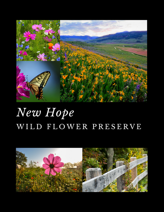 New Hope - Wildflower Preserve - Wooden Wick Candle