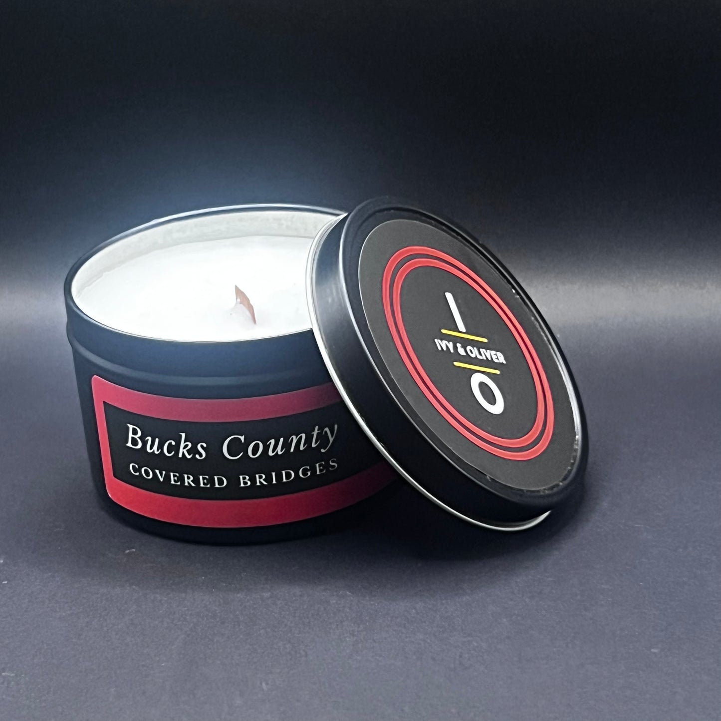 Bucks County - Covered Bridges - Wooden Wick Candle