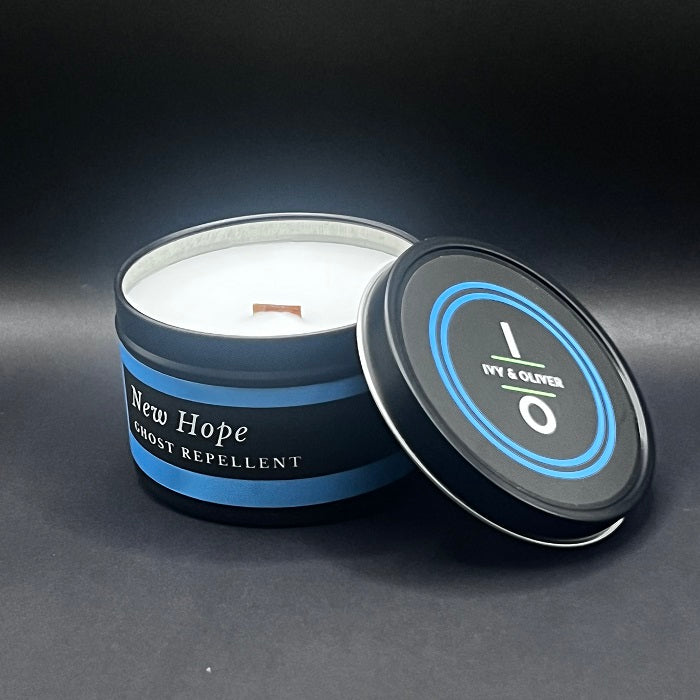 New Hope - Ghost Repellent - Wooden Wick Candle