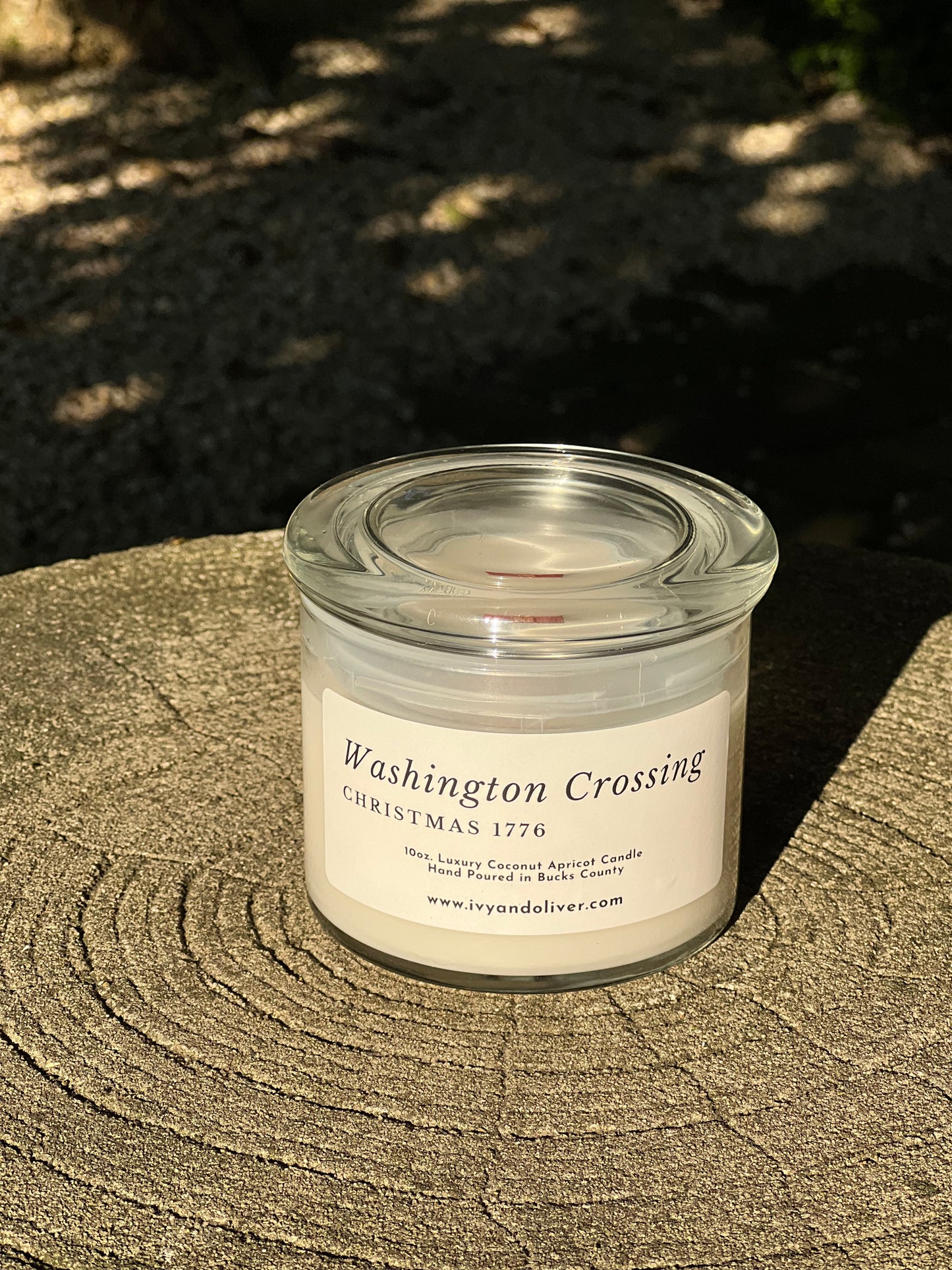 Washington Crossing - Christmas 1776 - Wooden Wick Candle