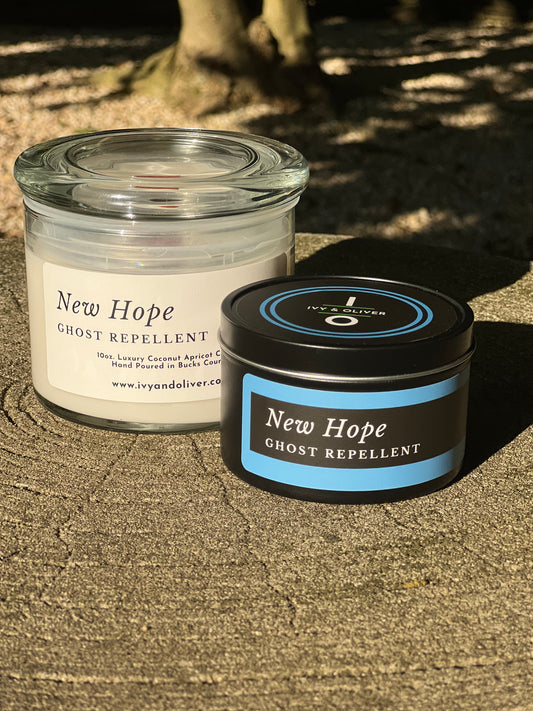New Hope - Ghost Repellent - Wooden Wick Candle