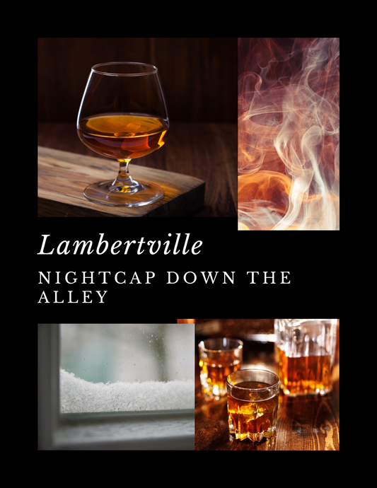 Lambertville- Nightcap Down the Alley - Wooden Wick Candle