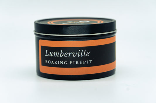 Lumberville - Roaring Firepit - Wooden Wick Candle