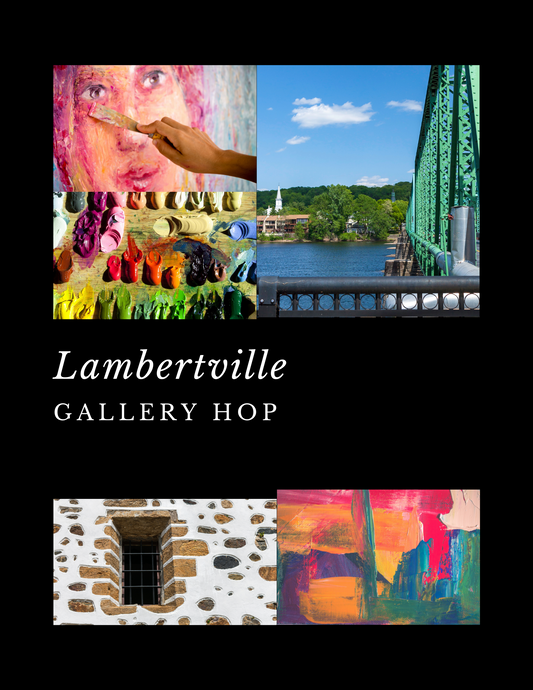 Lambertville - Gallery Hop - Wooden Wick Candle