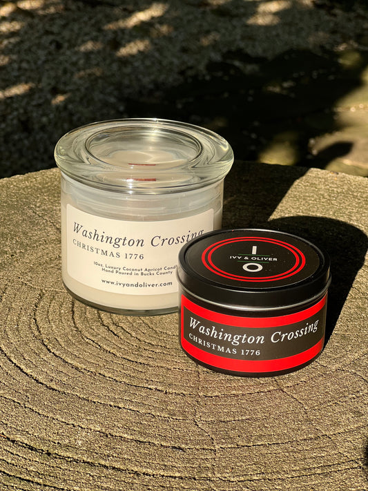 Washington Crossing - Christmas 1776 - Wooden Wick Candle
