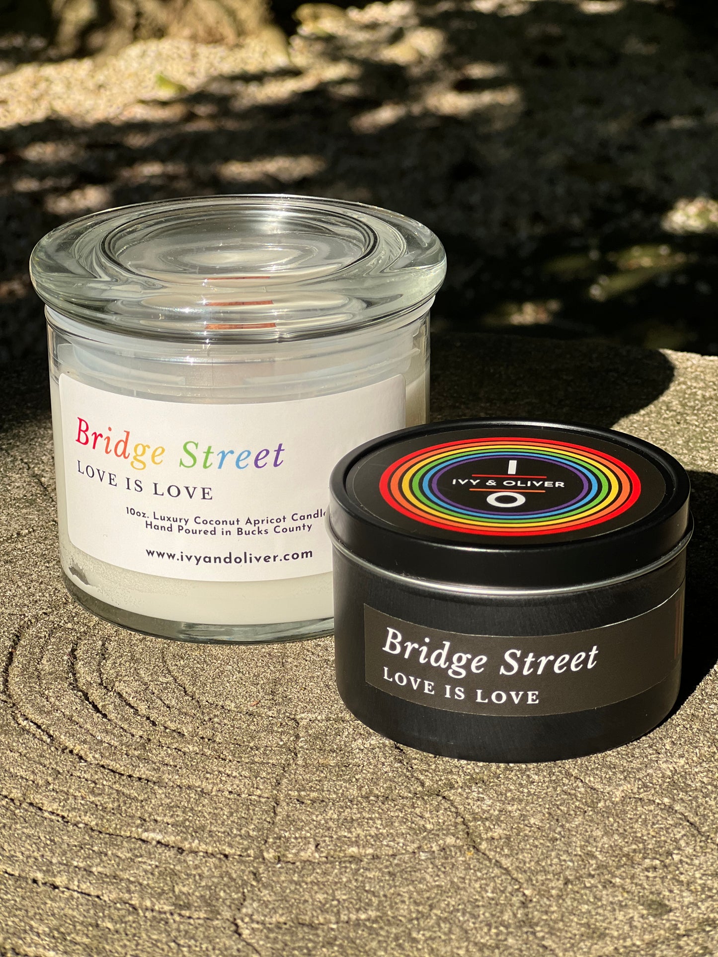 Bridge Street - Love Is Love - Wooden Wick Candle